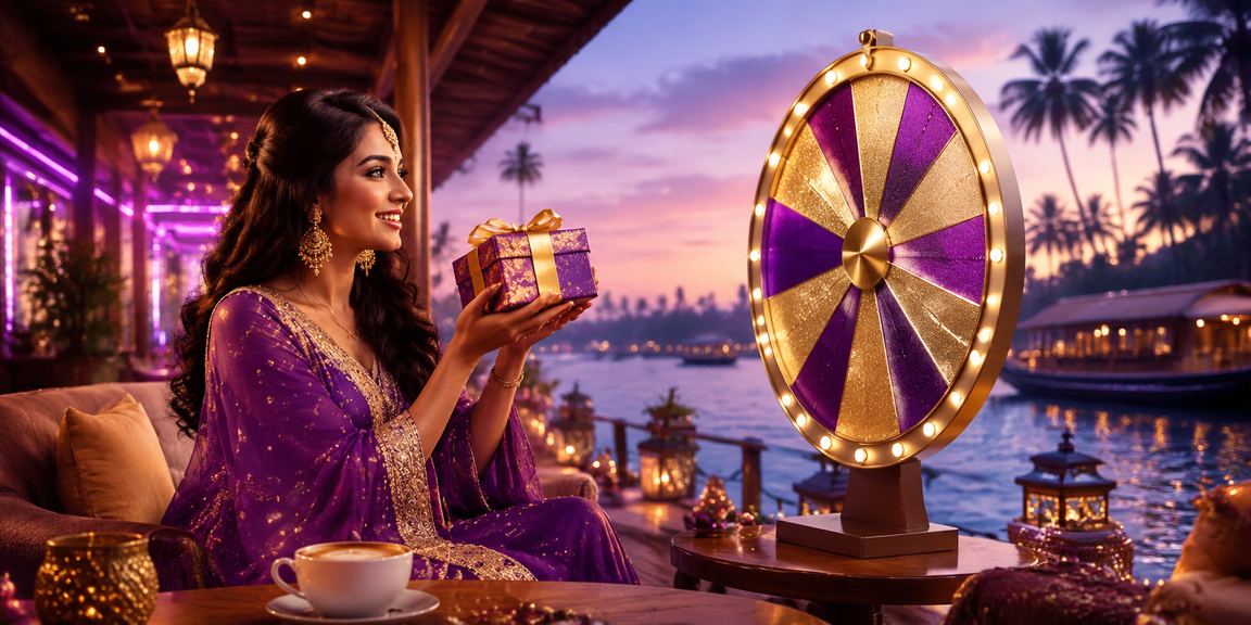 Roulette game with Bollywood theme in an Indian casino environment